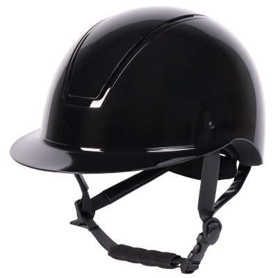 Harry's Horse Veiligheidscap Royal Glossy zwart-zwart- 52-54