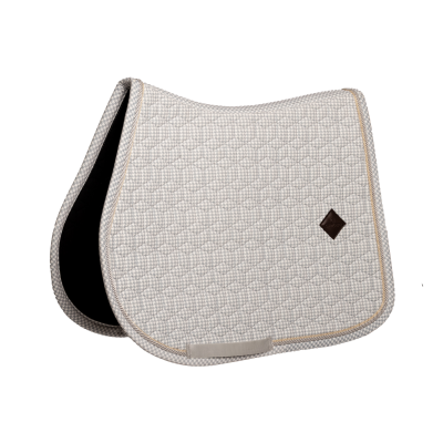 Kentucky Zadeldek velvet veelzijdigheid grey/white- Pony Kentucky Zadeldek velvet veelzijdigheid grey/white- Pony