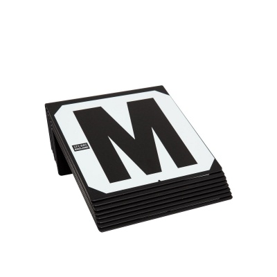 Stubbs manegeletters Hook-On basis set Zwart