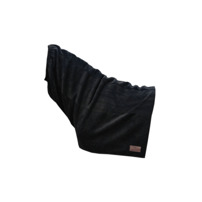 Foto van Kentucky Heavy Fleece Horse scarf Black- Cob
