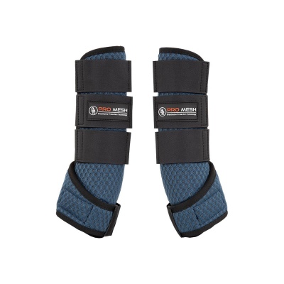 BR beenbeschermers Pro Mesh Flex Navy- S