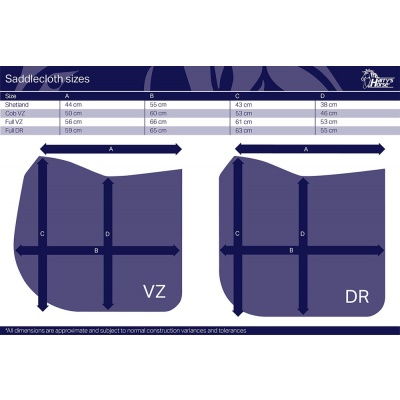 Harry's Horse Zadeldek Delux 15mm zwart- full dr Foto van Harry's Horse Zadeldek Delux 15mm zwart- full dr