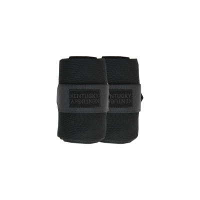 Foto van Kentucky Vuilafstotende bandages zwart set van 2 Black- Full