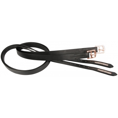 Foto van Harry's Horse Beugelriemen Crystal rosegold- cob