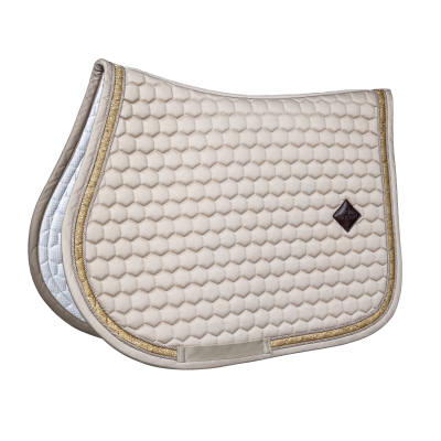 Foto van Kentucky Zadeldek glitter band veelzijdigheid Beige- Full