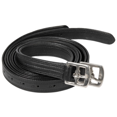 Harry's Horse Beugelriemen Easy Care PU zwart- 135cm