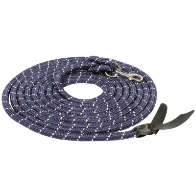 Harry's Horse Halstertouw Musketon Zilver 6,8m roze