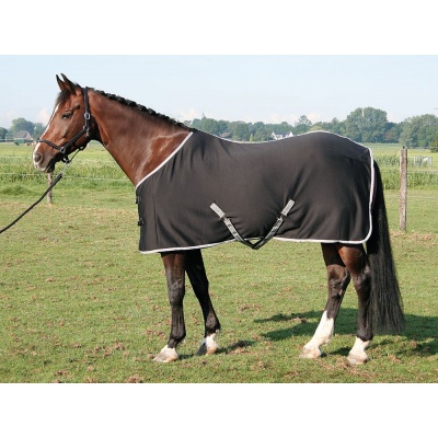 Foto van Harry's Horse Coolerdeken Jersey zwart- 205cm