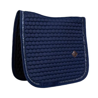 Kentucky Zadeldek glitter band dressuur Navy- Full