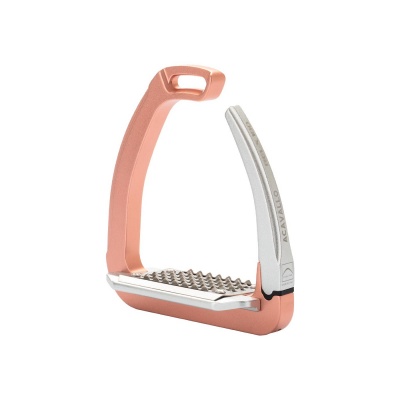 Acavallo stijgbeugels REL-X 180 Antique Rose/Alu- 12 cm