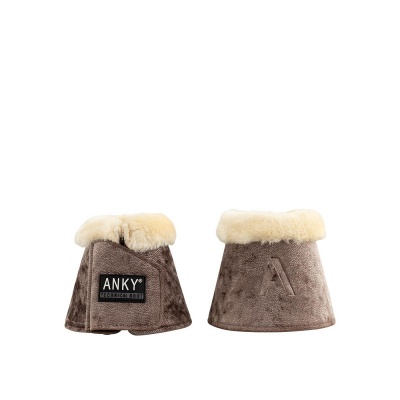 ANKY® Fur Bell Boots Jubilee Crystal Rose- M