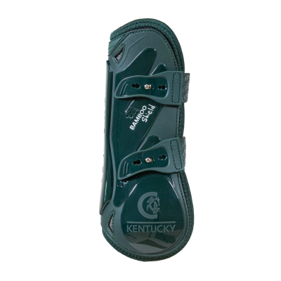 Foto van Kentucky Peesbeschermers bamboo elastiek Dark green- Xtra Small