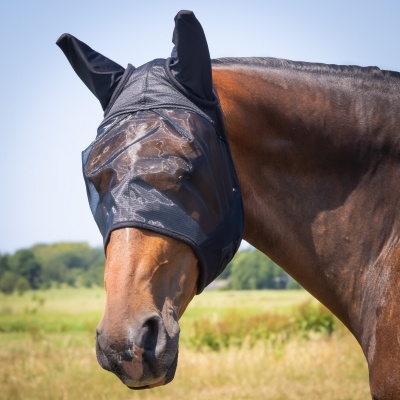Harry's Horse Vliegenmasker Flyshield bamboo lining - s Harry's Horse Vliegenmasker Flyshield bamboo lining - s