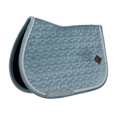 Foto van Kentucky Zadeldek velvet veelzijdigheid Light blue- Pony