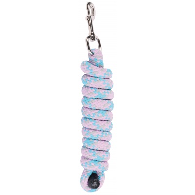 Harry's Horse Halstertouw Mounty Musketon Zilver 2m blauw-turquoise-grijs