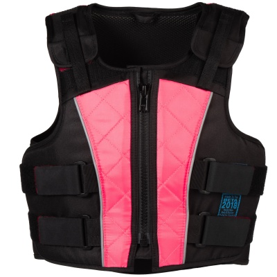 Harry's Horse Bodyprotector SlimFit junior Colours roze- s
