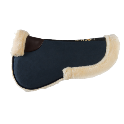 Foto van Kentucky Zadelonderlegger Wol/bont Absorb Navy- 1 Size