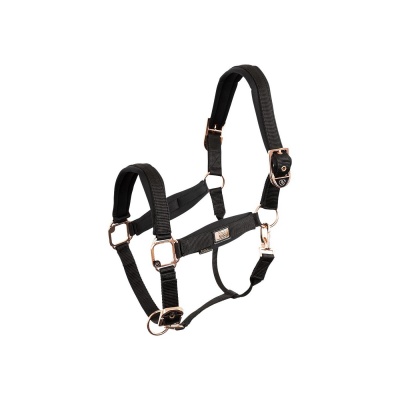 Foto van BR halster Rose Gold Zwart- E.Full