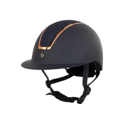 BR rijhelm Omega Painted Glitter Navy/Rose- 52/54