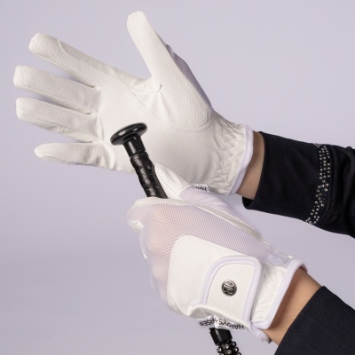 Foto van Harry's Horse Handschoenen TopGrip Mesh zwart- m