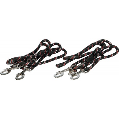 Harry's Horse Longeerkoord V-line (paar) zwart Foto van Harry's Horse Longeerkoord V-line (paar) zwart