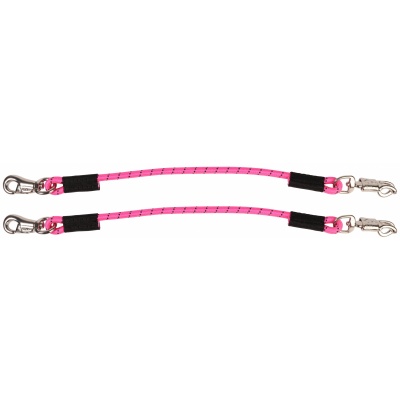 Harry's Horse Trailerlijnen Elastisch Paniekhaak Colour fuchsia