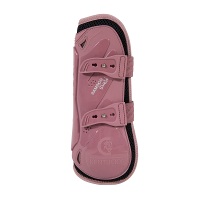 Foto van Kentucky Peesbeschermers bamboo elastiek Old rose- Xtra Small