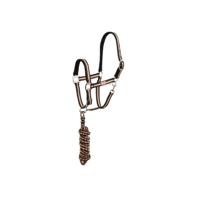 Premiere halsterset paniekhaak Turkish Coffee- Shetland