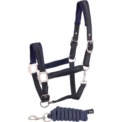 Harry's Horse Halsterset Satin navy- pony Harry's Horse Halsterset Satin navy- pony