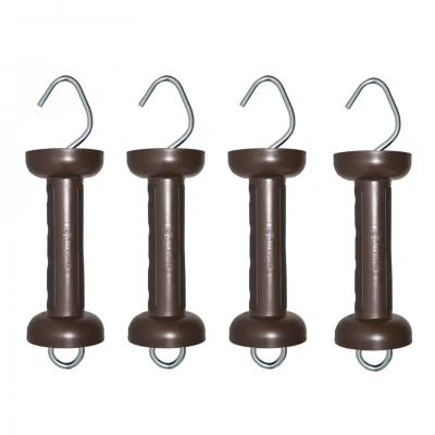 Foto van Gallagher Softgrip poortgreep terra cord/draad RVS value pack (4)