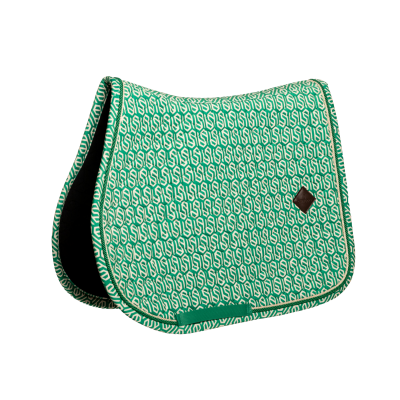 Foto van Kentucky Zadeldek velvet veelzijdigheid white/green- Full