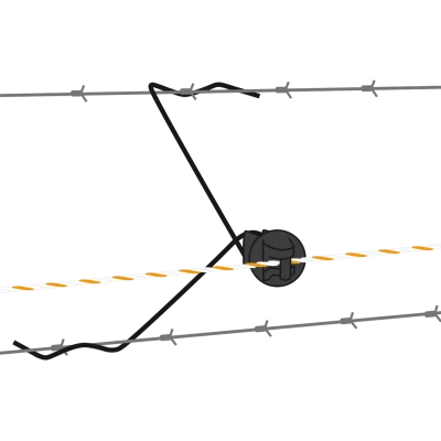 Foto van Gallagher Afstandisolator draad 30cm zwart (25)