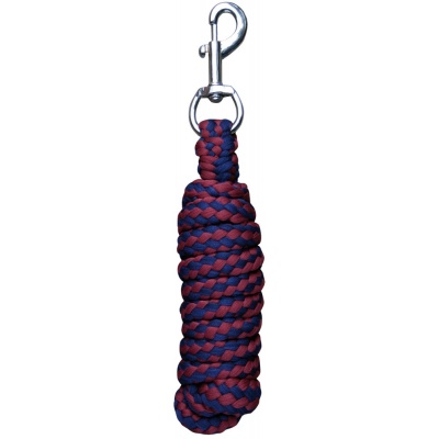 Harry's Horse Halstertouw Soft Musketon Zilver 1,8m bordeaux-navy
