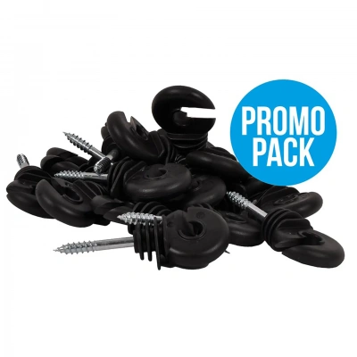 Foto van Gallagher Promopack Schroef-ringisolator zwart