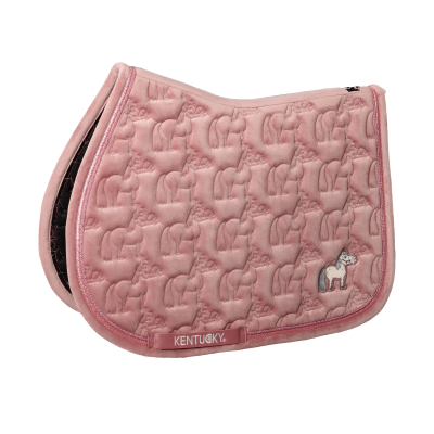 Foto van Kentucky Zadeldek velvet Sammy glitter Old rose- Pony