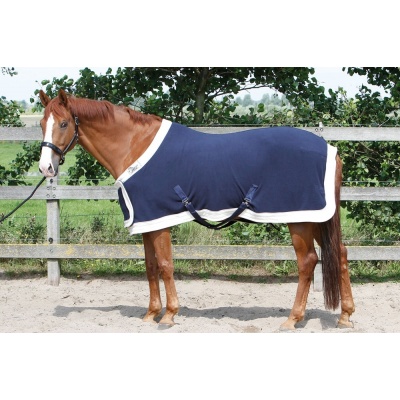 Foto van Harry's Horse Fleecedeken Staatsiemodel navy- 165cm