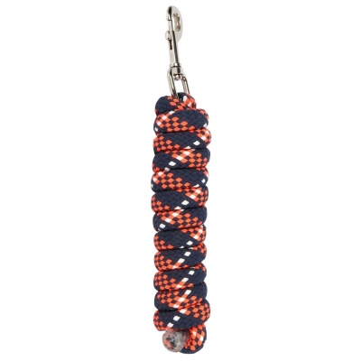 Harry's Horse Halstertouw Mounty Musketon Zilver 2m blauw