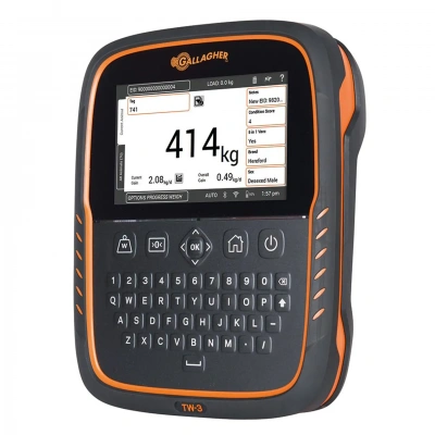 Gallagher Weegschaal TW-3 met Data recorder Foto van Gallagher Weegschaal TW-3 met Data recorder