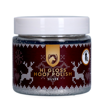 Foto van Excellent Horse Christmas Hi Gloss Hoof Polish Zilver 150 ml