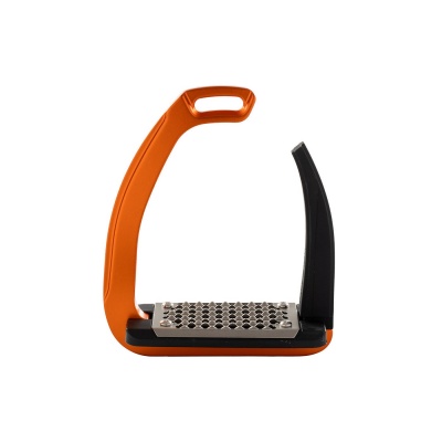 Acavallo stijgbeugels REL-X Easy Oranje/Zwart- 12 cm