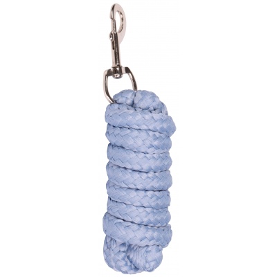 Harry's Horse Halstertouw Soft Musketon Zilver 1,8m lichtblauw