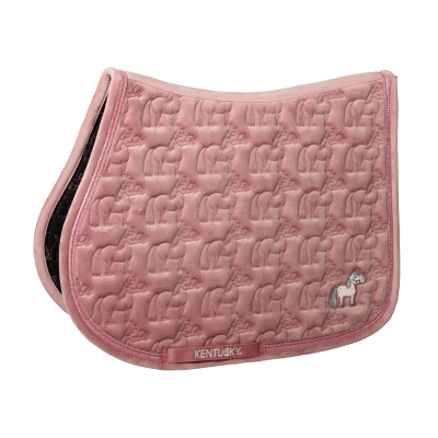 Foto van Kentucky Zadeldek velvet Sammy veelzijdigheid Old rose- Full