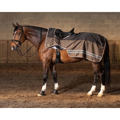 Foto van Harry's Horse Uitrijdeken Waterdicht 0gr Fleece WI25 jet-black- xl