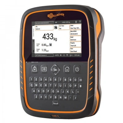 Foto van Gallagher Weegschaal TWR-5 met Data recorder en EID reader