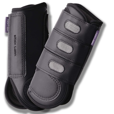 Harry's Horse Beenbeschermers Eventing (voor) zwart- m Harry's Horse Beenbeschermers Eventing (voor) zwart- m