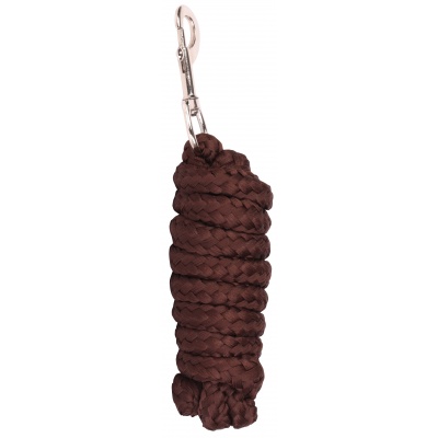 Harry's Horse Halstertouw Soft Musketon Zilver 1,8m bruin