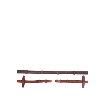 BR linnen antislip teugels Tobacco/Goud- Full