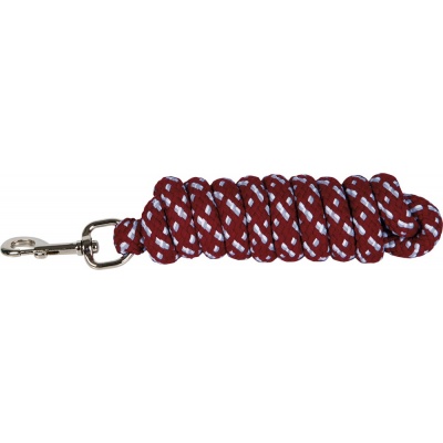 Harry's Horse Halstertouw Mounty Musketon Zilver 2m navy-wit-grijs