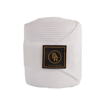 BR elastische bandages met onderlap Wit