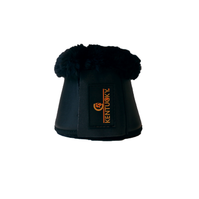 Foto van Kentucky Springschoenen zwart Leder wol / bont Black/black- Xtra Xtra Large